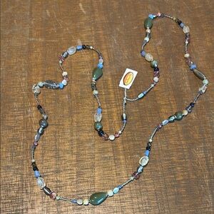 Talbots Multicolor Beaded Necklace new with tags